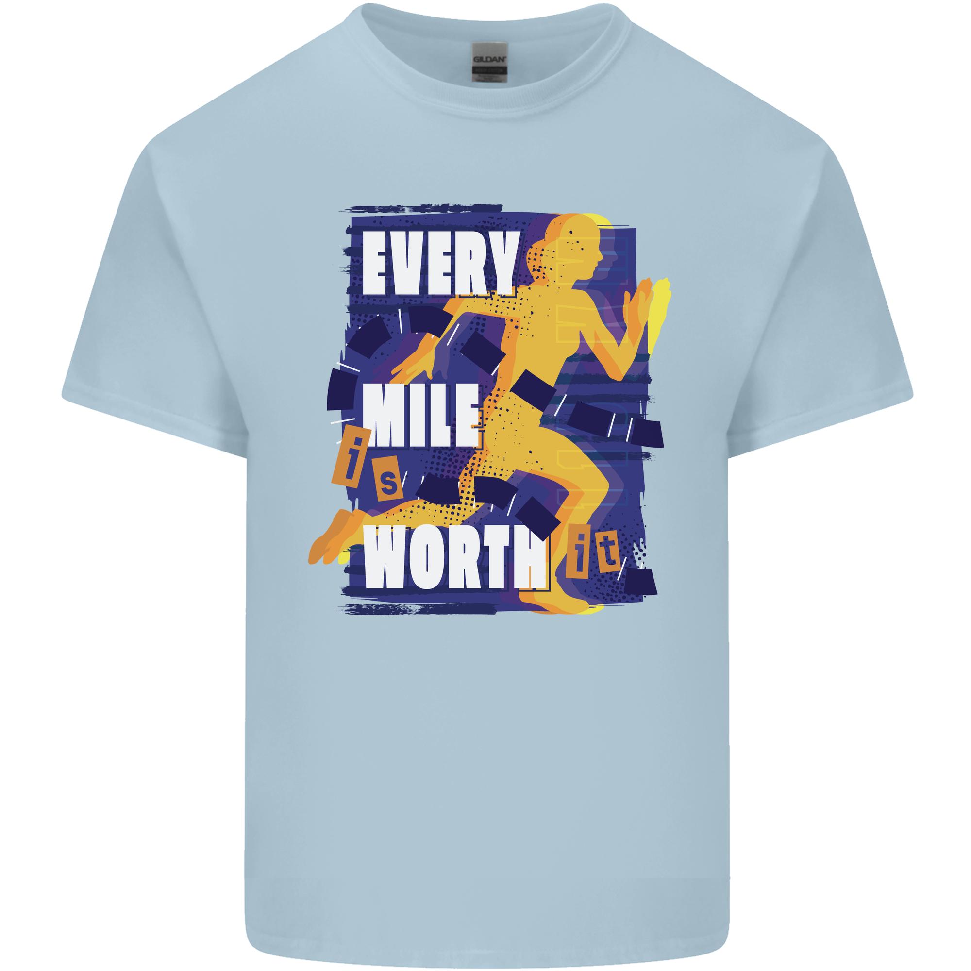 Running Every Mile Cross Country Marathon Runner Unisexs Light Cotton TShirt S
