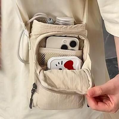 Unisex New Commuting Water Bottle and Umbrella Bag Women's Mini Crossbody Bag Casual and Versatile Portable Shoulder Bag