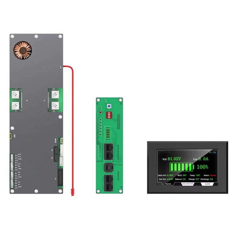 

ABNR For JKBMS JK-PB2A16S20P 24V 48V Lifepo4 Li- Battery 100A 150A 200A Household Energy BMS To Inverter Active Balancer