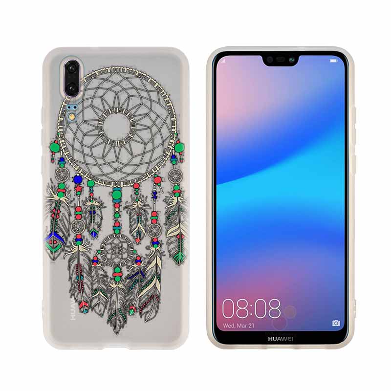 Dream Catcher Mandala Chakra TPU Soft Phone Case For Huawei P50 P40 P30 P20 Pro Lite P30lite P50lite P Samrt Z 2020 2019 Cover