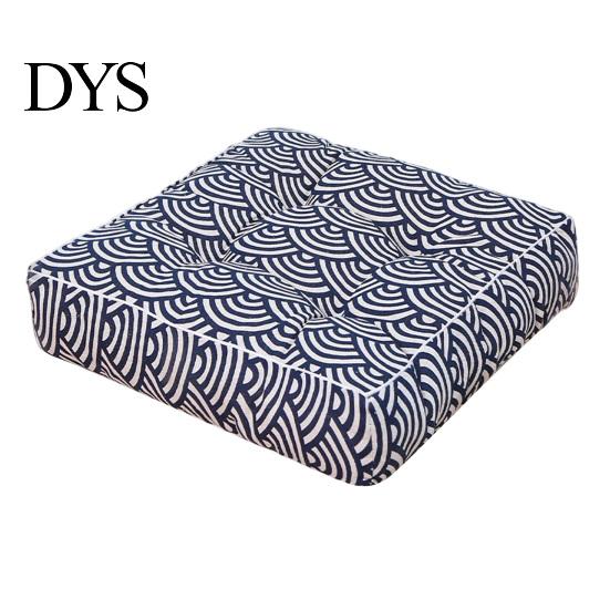 Comfortable Floor Pillow for Tatami Modern Stylish Chair Cushion, Ultra Soft Square Geometric or Cushion Kitchen Chairs Plant Prints, 15.75"x15.75"