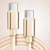 66W Cable Nylon 1A Fast Charging Cable USB C To Type C Charging 1m 1m 1m Cable for Iphone 11 16 Pro Max Samsung S11 Xiaomi OPPO