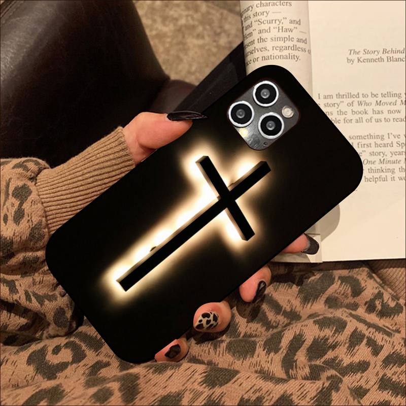 

Чехол для телефона с крестом Иисуса Христа для iPhone 11 12 13 mini pro XS MAX 8 7 6 6S Plus X 5S SE 2020 XR iphone 7 or 8