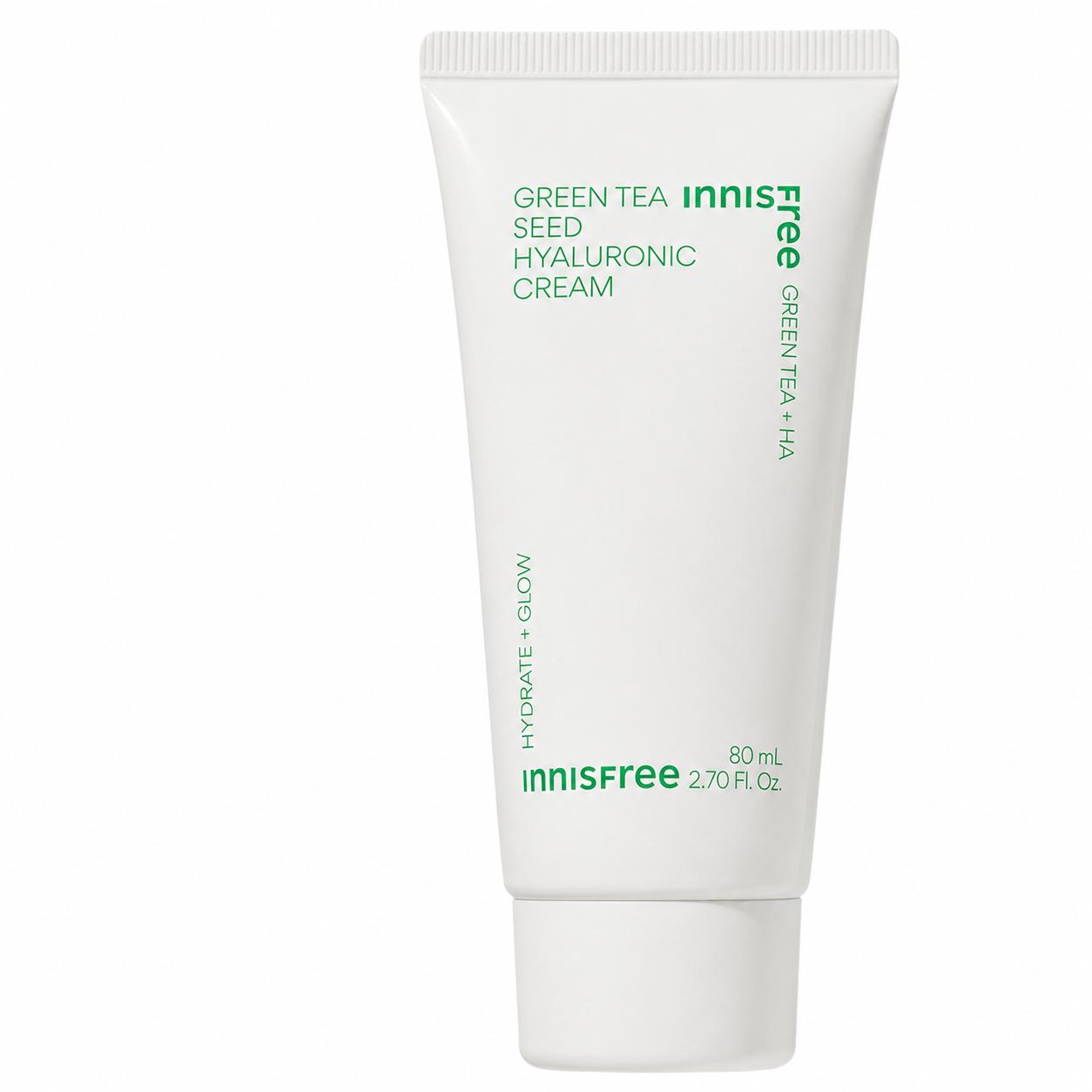 Innisfree Green Tea Seed Hyaluronic Cream Deep Hydrating Moisturizer 80ml 80ml