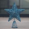 Lightweight Tree Top Star Metal Xmas Tree Decorations Glitter Christmas Star  Home Decor