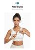 Women's Wireless Sports Bra - Front Zipper, Anti-Sag, Shockproof, Plus Size, Beautiful Back Design for Fitness and Running
