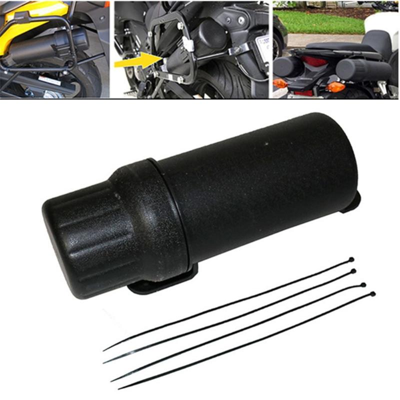 Waterproof Motorcycle Tools Storage Bag Cylindrical Box Holder for Raincoat Glove ABS Plastic Container Box
