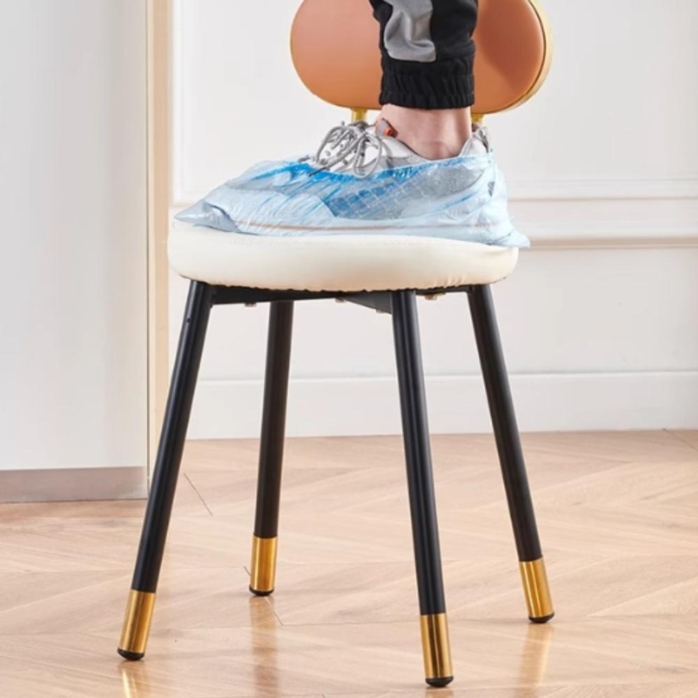 Home Light Luxury Dining Table Chair Lightweight Home Breathable Chair Soft Package Bedroom Dressing Chair Creative Dining Chair