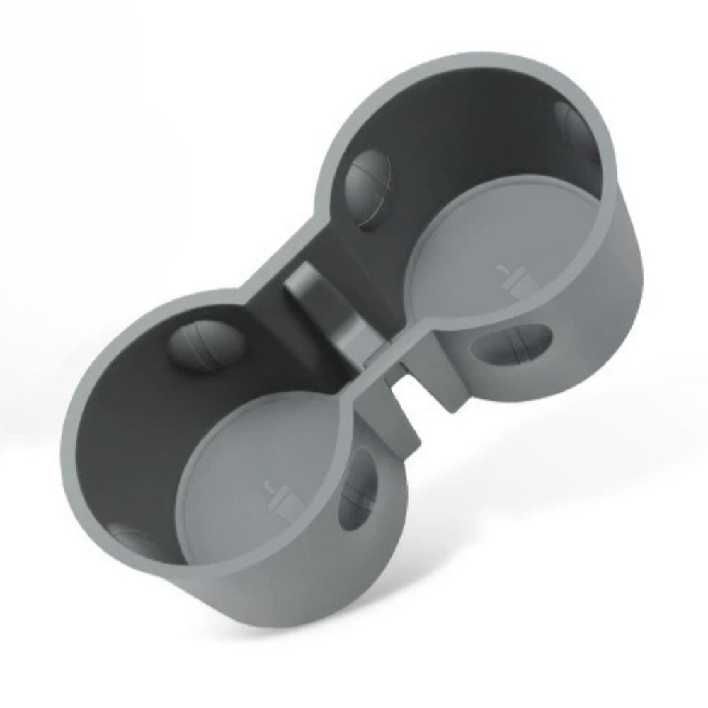 Practical TPE Car Cup Holder with 2 Holes Universal Center Console Storage Organizer Must-Have Auto Interior Accessory