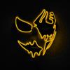 Glow Party Cosplay Mask Neon Mask Led Mask Masque Masquerade Party Masks Led Light Up Props Glow In The Dark Costume Supplies