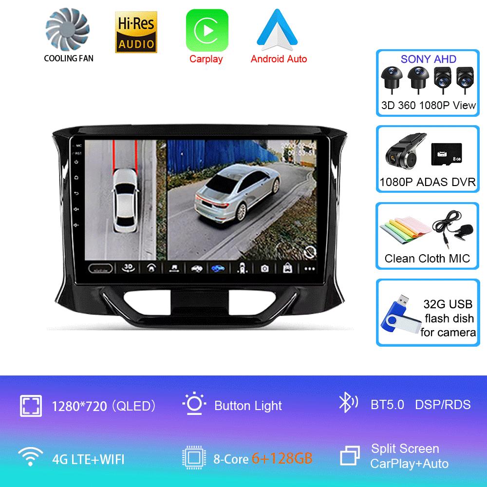 Android 14 Car Radio For LADA Xray X ray 2015 - 2019 Multimedia Video Player Navigation stereo GPS No 2din 2 din dvd