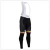 Zimní tým Colombia PRO Muži Cyklistický dres Kalhoty s náprsenkou Soupravy Ropa Ciclismo MTB Thermal Fleece Bike Oblečení Oblečení Bicicleta