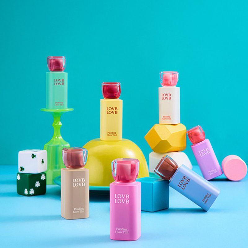 

Прекрасный набор тинтов для губ Pudding Glow, 2 шт. 01 Redberry