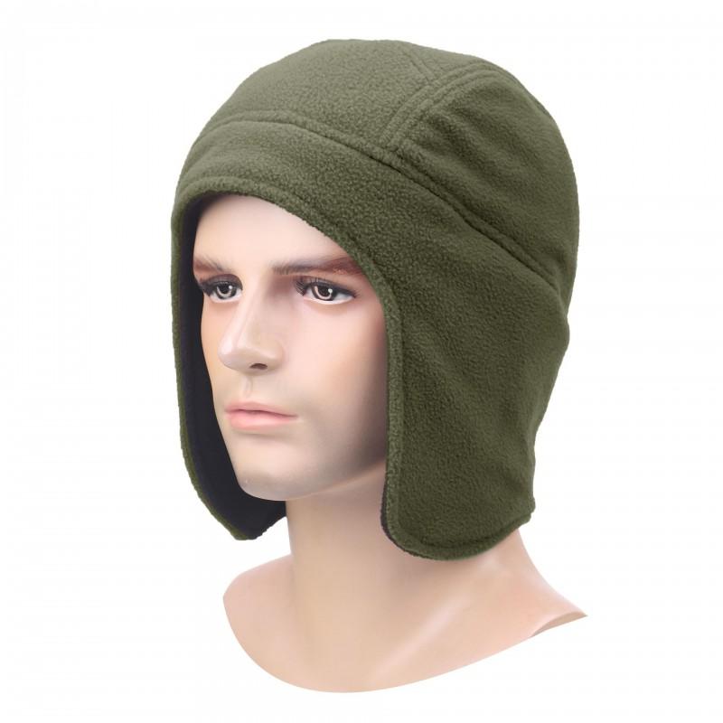 Warm Fleece Beanie Hat Men Women Winter Outdoor Skiing Cycling Windproof Ear Protection Adjustable One Size