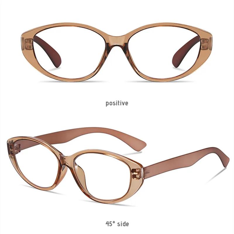 Cat Eye Reading Glasses Women Fashion Cateye Eyeglasses Female Colored Hyperopia Prescription Glasses