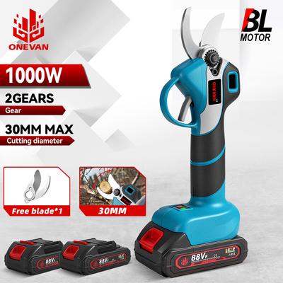 30mm Brushless Electric Pruning Shear Cordless Scissor Tree Pruner Branch Cutter Garden Power Tool For Makita Battery Pin