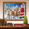 Full Square Round Drill Diamond Painting Christmas Santa Claus Craft Kit 5D Diamond Embroidery Landscape Mosaic Handmade Gift