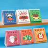 Cute 2025 Calendar Mini Mini Desktop Calendar Creative Fruit Text Calendar  Desk Check-in
