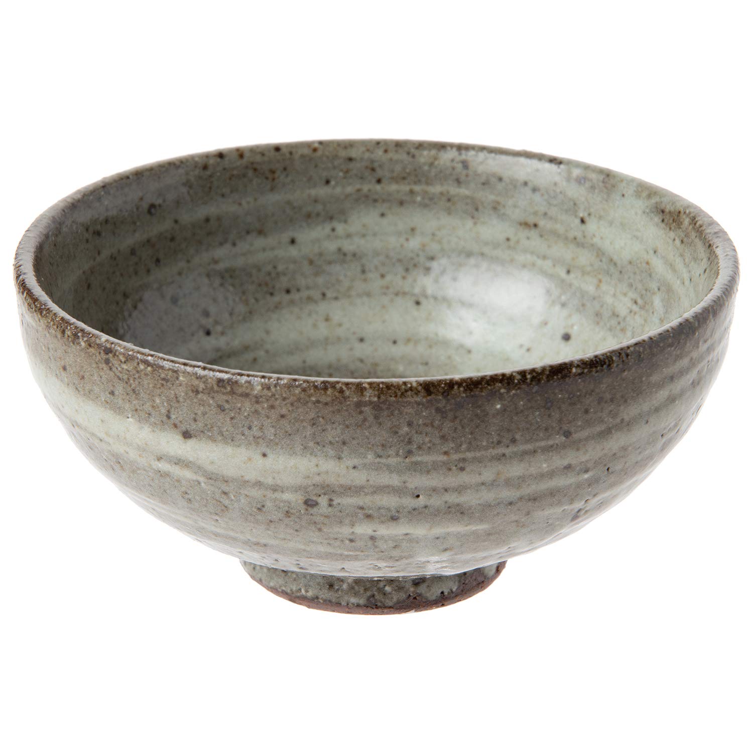 

Shigaraki Ware Hechimon Rice Bowl Small Ash Brush MR-3-3491 11.5cm