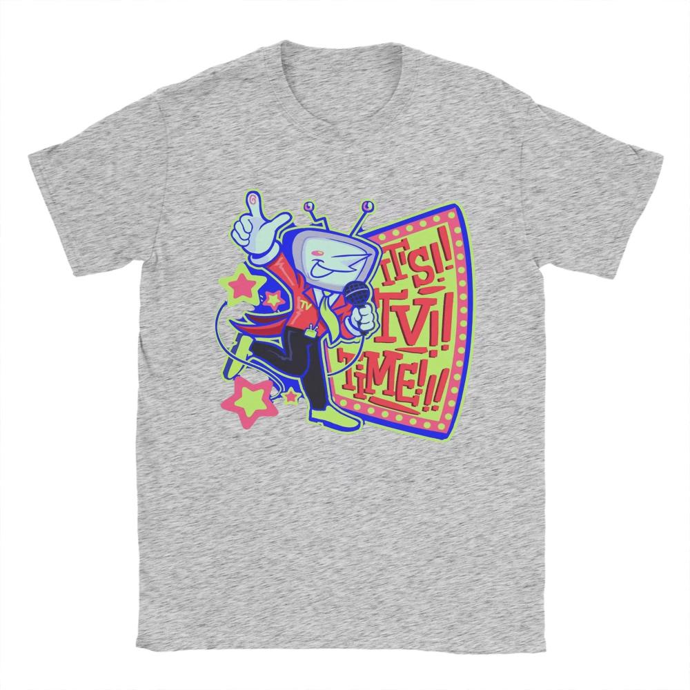 Summer Men T Shirt Deltarune 3 Tenna It Is TV Time Women T Shirts Hip Hop Beach Tees Streetwear Loose Cotton Tops Gift Idea