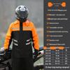 Stormproof Split Raincoat for Adult Delivery Riders - Waterproof Motorcycle & Electric Scooter Outerwear