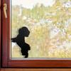 Yousheng Puppy Wall Decoration Wooden Dog Silhouette Wall Decor Rustic Puppy Sign Gift for Dog Lovers Wall Door Window Decor