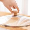 Universal Pot Lib Knobs Caps Wooden Heat-Resistant Anti-scald Cooking Pan Lid Covers Replacement Lifting Handle Kitchen Cookware Handgrip