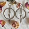 Unique and Stylish Circle Ear Rings Delicate Circle Pendant Earrings Dainty Ear Pendant for Daily Wear Dates Parties