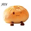 Portable Desk Ornament Cute Dumpling Plush Pillow, Funny Bun Stuffed Animal Toy, Soft PP Cotton Durable Polyester Fiber Pillow Filled Decorative Food
