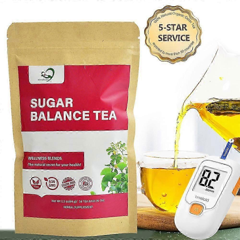 Herbal Tea Bags for Daily Health Care - Targets Hypertension & Blood Sugar Balance