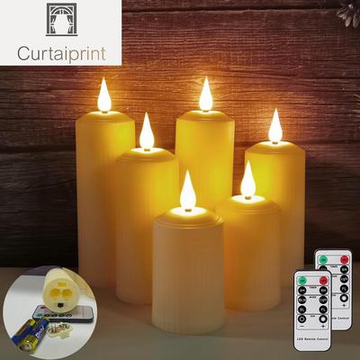 Flameless Flicker LED Candle Light, Battery Operated, Home Decorative, Night Light, Christmas, Halloween, Guest Gift,Candle Lamp