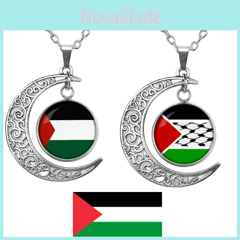Vintage Geometric Alloy Pendant Necklace With Hollow Moon Design Ideal For Sweaters 15g