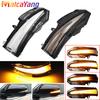 2Pcs Dynamic Scroll Turn Signal Light For Toyota RAV4 XA40 2013-2018 Highlander Noah 4Runner Rearview Mirror Indicator Blinker