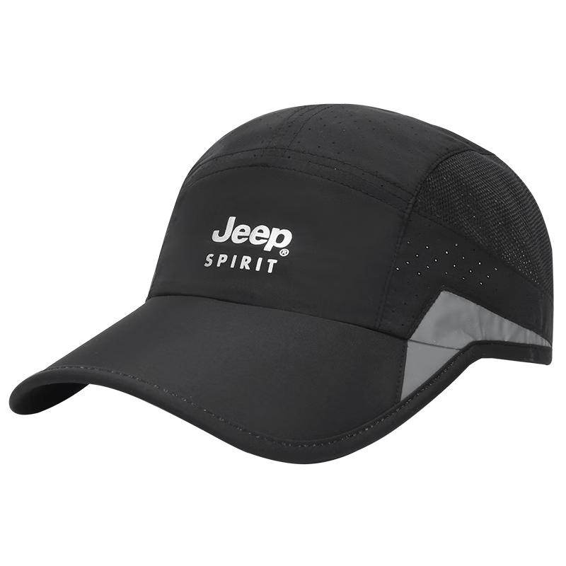 JEEP Unisex Quick-Dry Mesh Baseball Cap One Size (Adjustable 56-61CM) чёрный