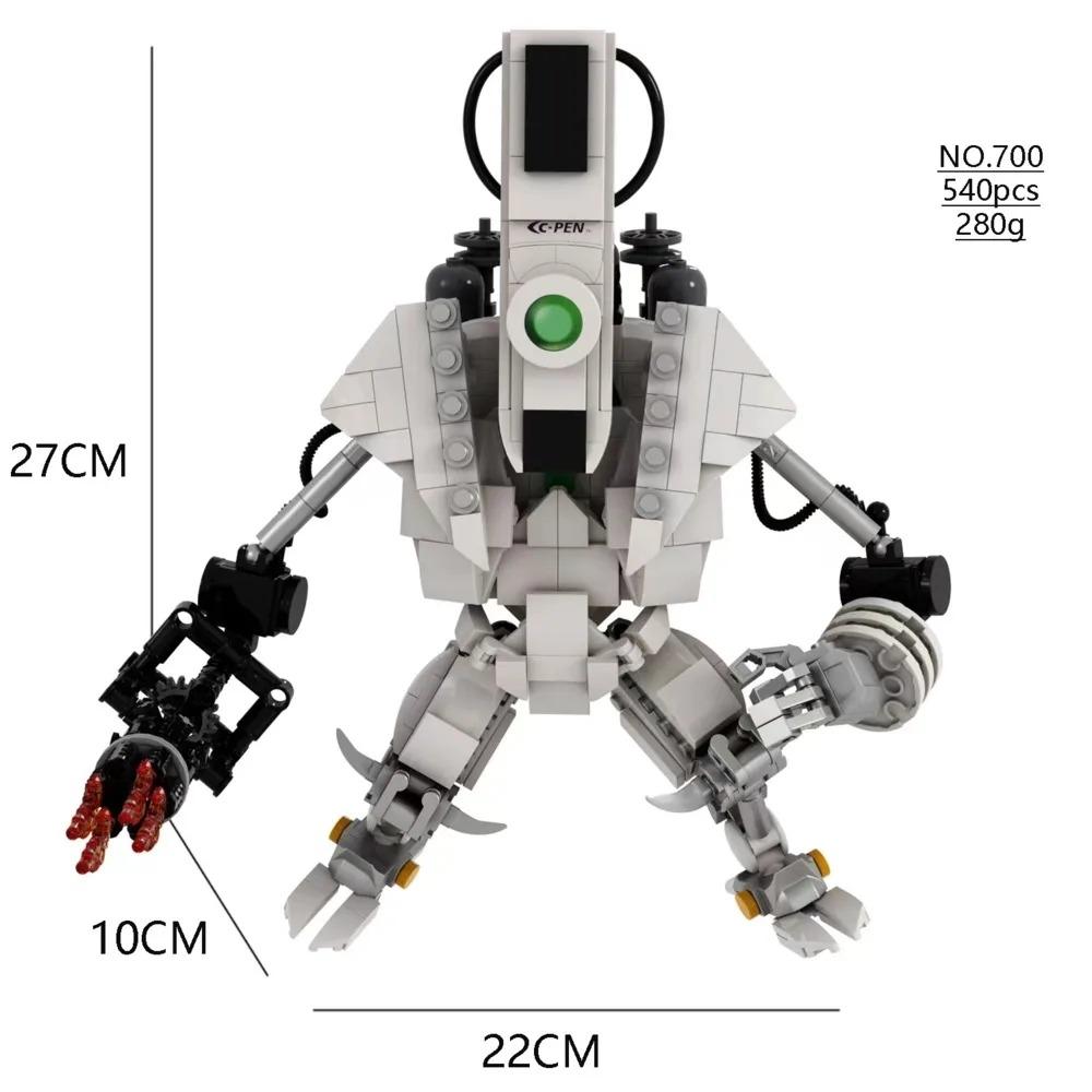 Skibidi Toilet Building Blocks Toy Titans Cameraman Speakerman Drillman TV Man Woman Camera Speaker Man G Drill Man Figure Toy