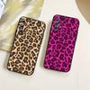 Leopard Print Phone Case For Samsung Galaxy S24 S25 S26 S22 S23 S20 S21 Ultra Fe Plus A16 M54 A14 A54 A24 Coque