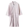 Robe de nuit en gaze florale 100% coton pour femme - Douce pour la peau & Absorbante Robe d'intérieur de loisirs