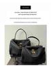 New 2024 B-brand Genuine Leather Women's Rodeo Shoulder Bag - Casual Commuting Kelly Tote
