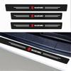 Car Styling Carbon Fiber Door Sill Bumper Stickers Decorative Accessories For Suzuki Swift Jimny Vitara Samurai Baleno Alto SX4