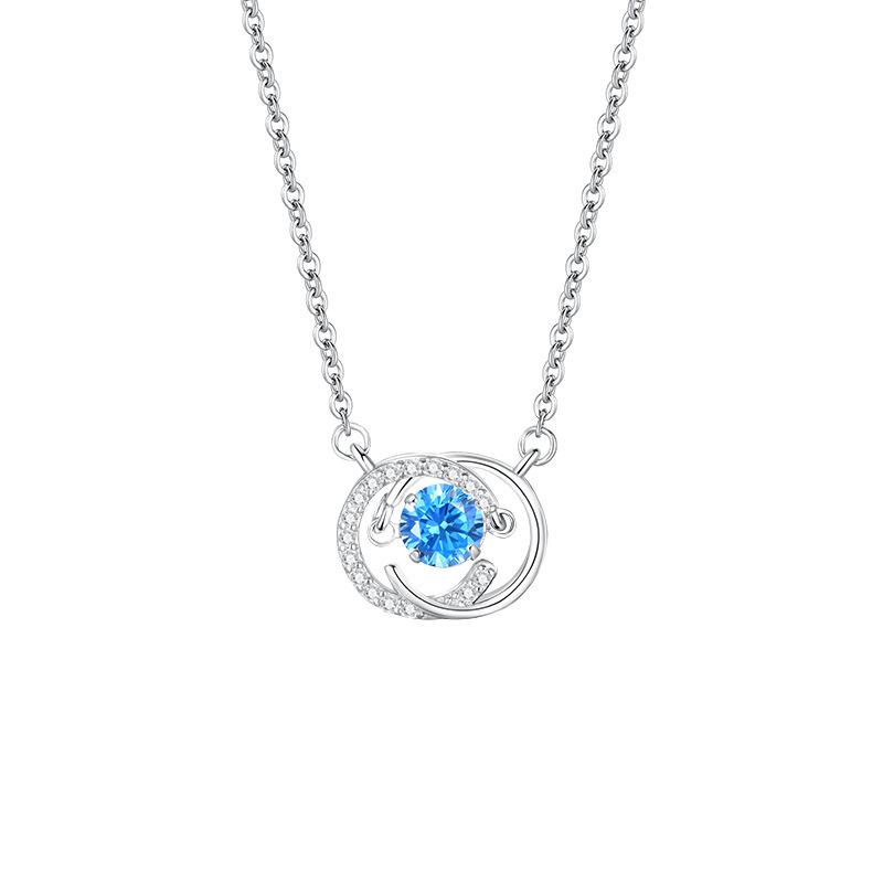 

Гибкое ожерелье Double C Double G для женщин, простая подвеска в виде бьющегося сердца, цепочка на ключицу