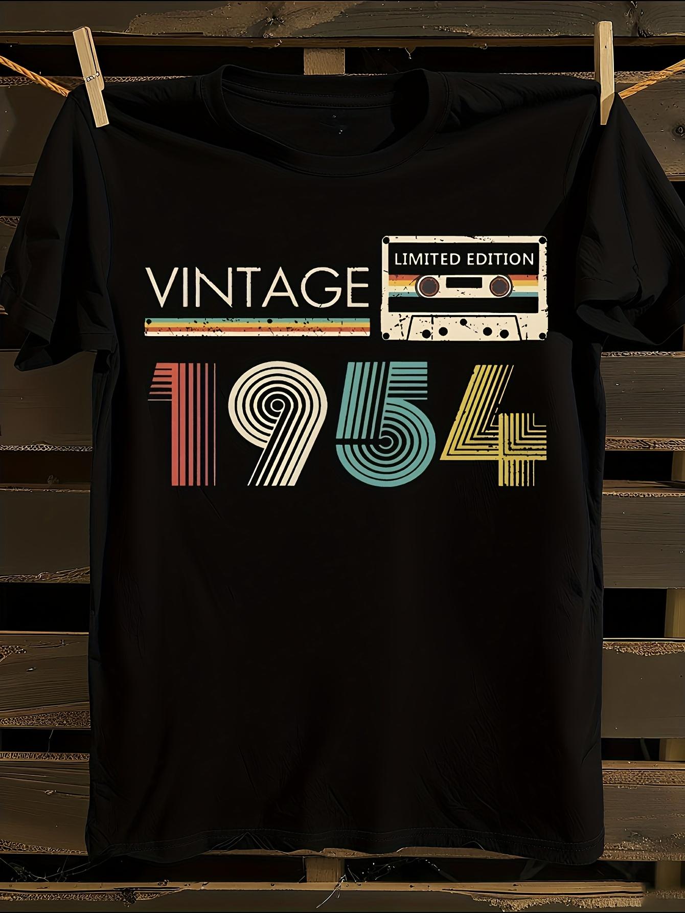 1954 Limited Edition Vintage Cassette Tape Graphic T-shirt M