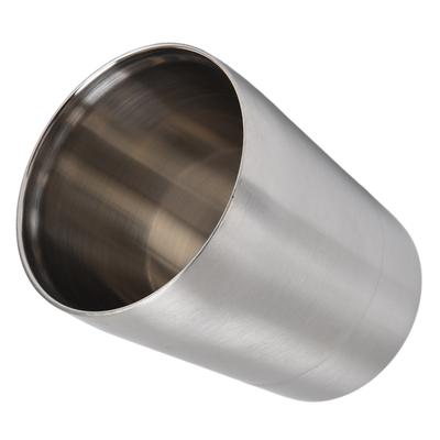 Dobbeltveggig 304 Rustfritt Stål Metall Ølglass Cocktail Kaffekopp Anti-skålding Kopp