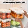 Fruit Storage Containers For Fridge Transparent Fruit Keepers Box Portable Food Storage With Airtight Lids For Picnic Camping