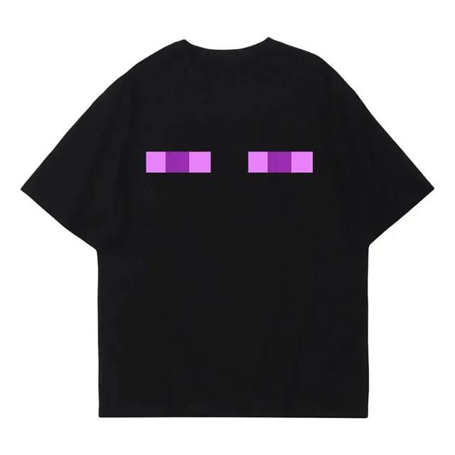 Camiseta Enderman Pixel Face Minecraft S