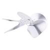 Aluminum 4pcs refrigerator fan blades 28 degree cooling design motor blade hole diameter 69mm compatible with cold storage fans