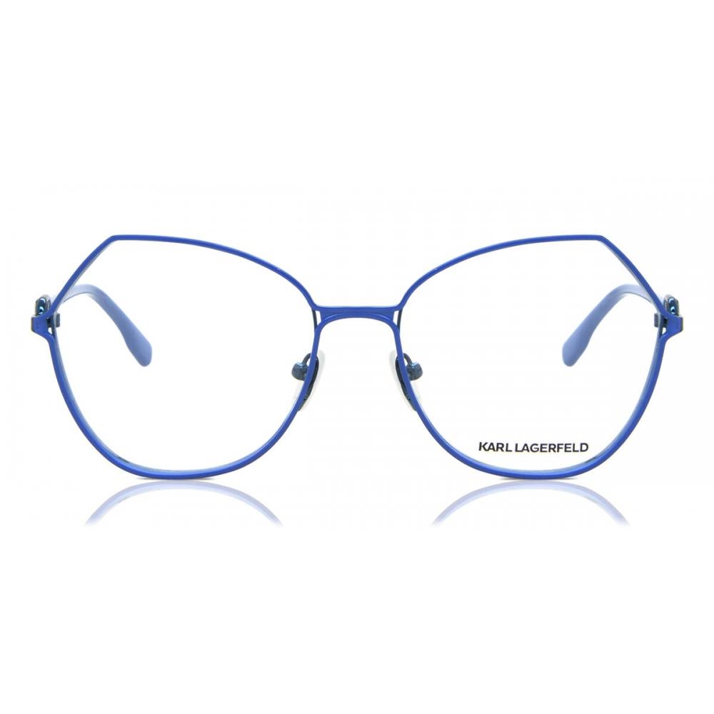 

Karl Lagerfeld Kl 343 400 Women Eyeglasses Shiny Blue/56-18-140