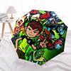 1pc Ben 10 Alien Force Umbrella - Automatic Opening & Closing, Portable 3-Fold Design, 8-Rib Iron Frame Outdoor Umbrella, Ideal Gift for Fans, Travele