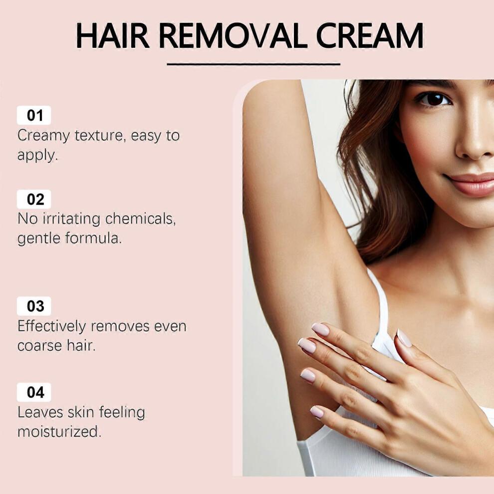 (1 Stück)Bare Basics Enthaarungscreme für empfindliche Haut 150g Schnell Sanft Depilatorium für weiche glatte Haut