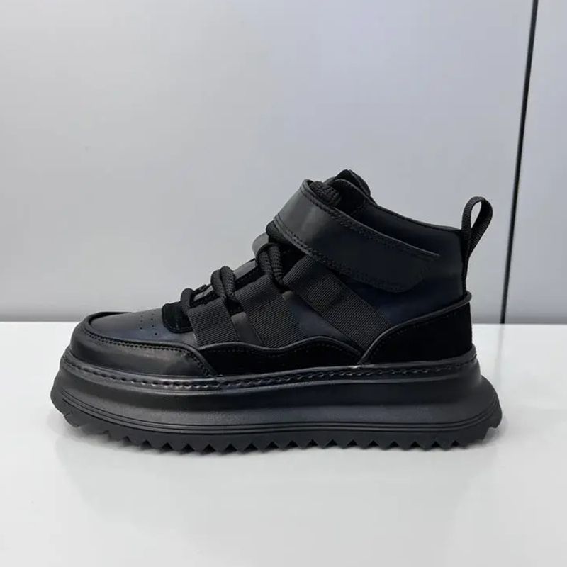 Men s summer 2026 new workwear shoes  high top board shoes  high leather shoes, casual shoes for men 39