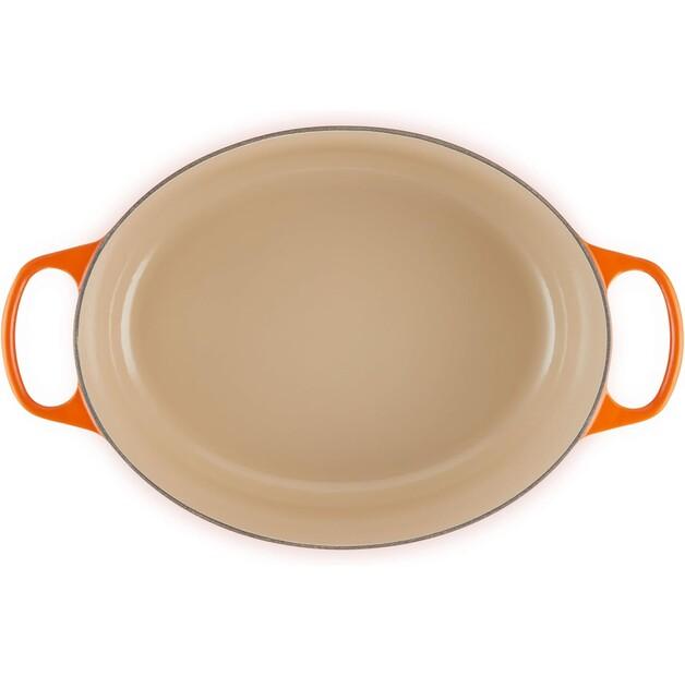 Чугунная жаровня Le Creuset Signature овальная 33 см духовка красная 7,5 л (21178330902430)